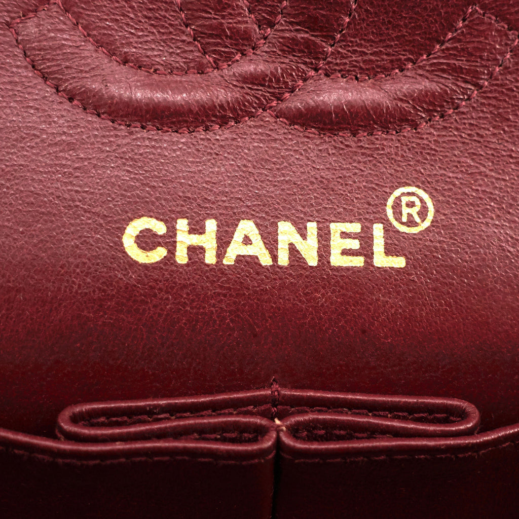Chanel Classic Double Flap Small Lambskin Leather Bag