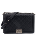 Chanel Boy New Medium Lambskin Leather Bag