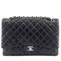 Chanel Classic Maxi Single Flap Lambskin Leather Bag