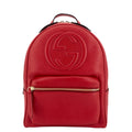 Gucci Soho Chain Calfskin Leather Backpack Bag