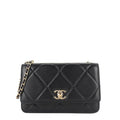 Chanel Trendy Large Lambskin Leather Wallet on Chain Bag