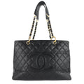 Chanel Grand Shopping Tote GST Caviar Leather Bag