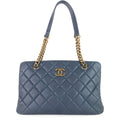 Chanel CC Crown Medium Calfskin Tote Bag