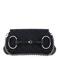 Gucci GG Canvas Horsebit Chain Clutch Bag