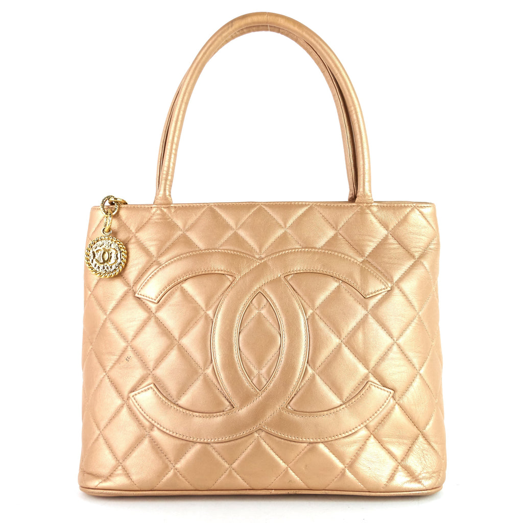 Chanel Medallion Lambskin Tote Bag