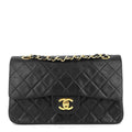Chanel Double Flap Quilted Lambskin Leather Bag