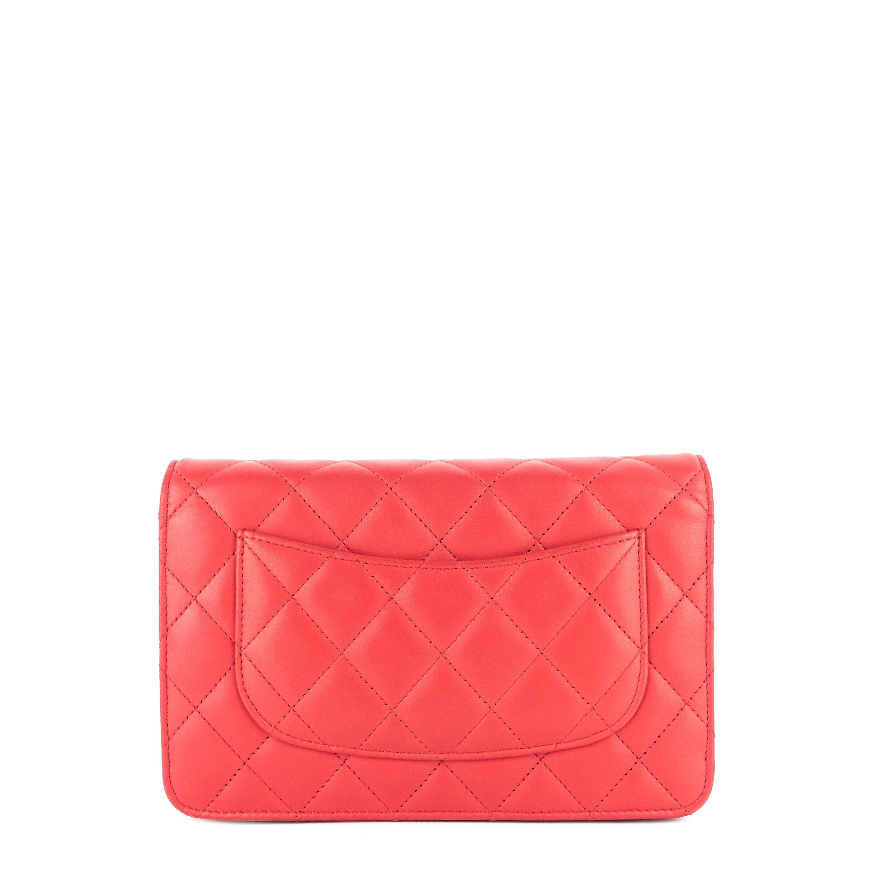 Chanel Wallet on Chain WOC Lambskin Leather Bag