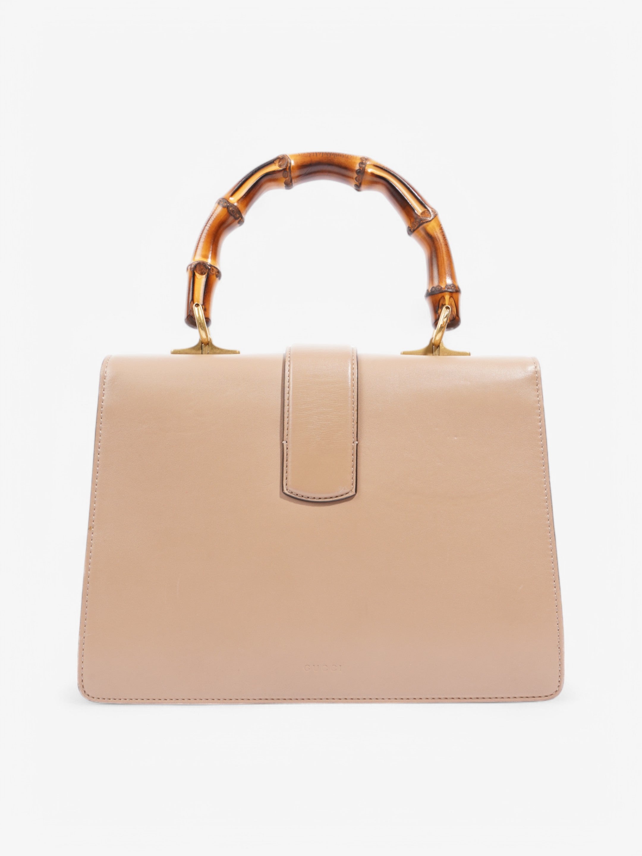 Gucci Dionysus Bamboo Top Handle Nude / Green / Red Leather