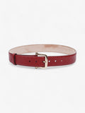 Gucci Guccissima Belt Red / Gold Leather 80cm / 32"