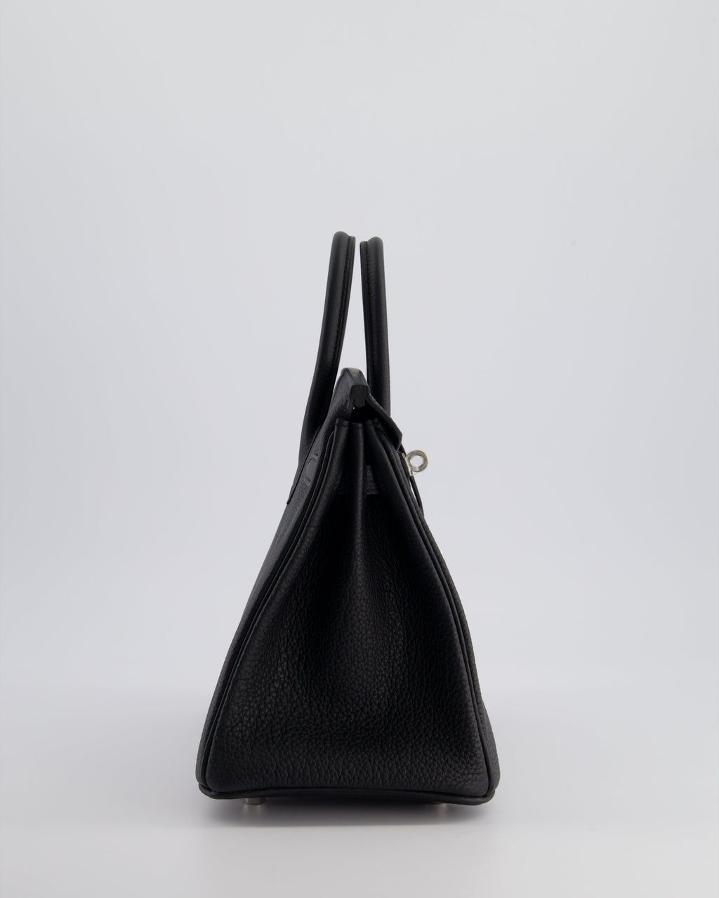 *RARE* Hermès Hermès Birkin 25 Retourne Bag in Noir Togo Leather with Palladium Hardware