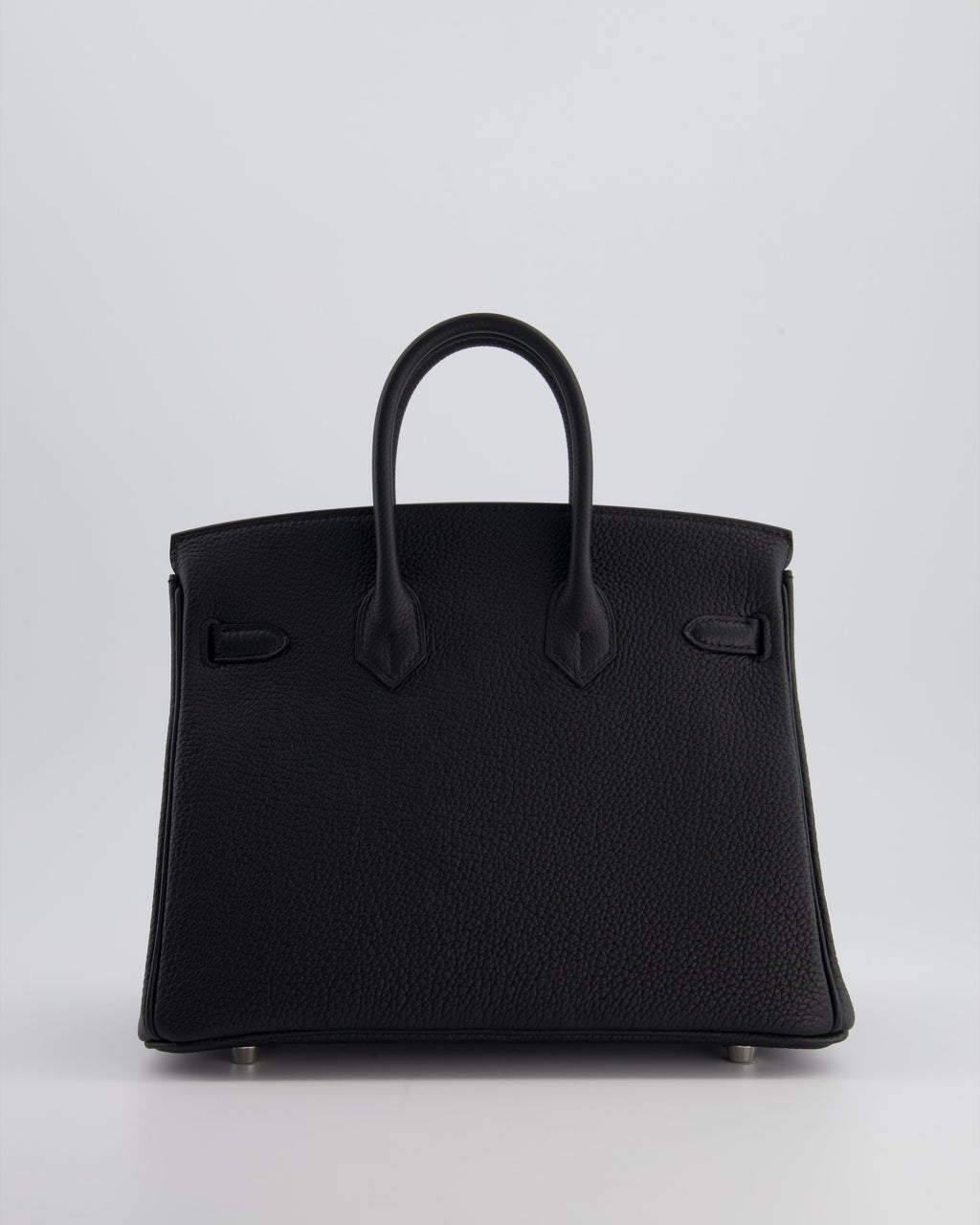 Hermès Birkin 25 Retourne Bag in Black Togo Leather with Palladium Hardware