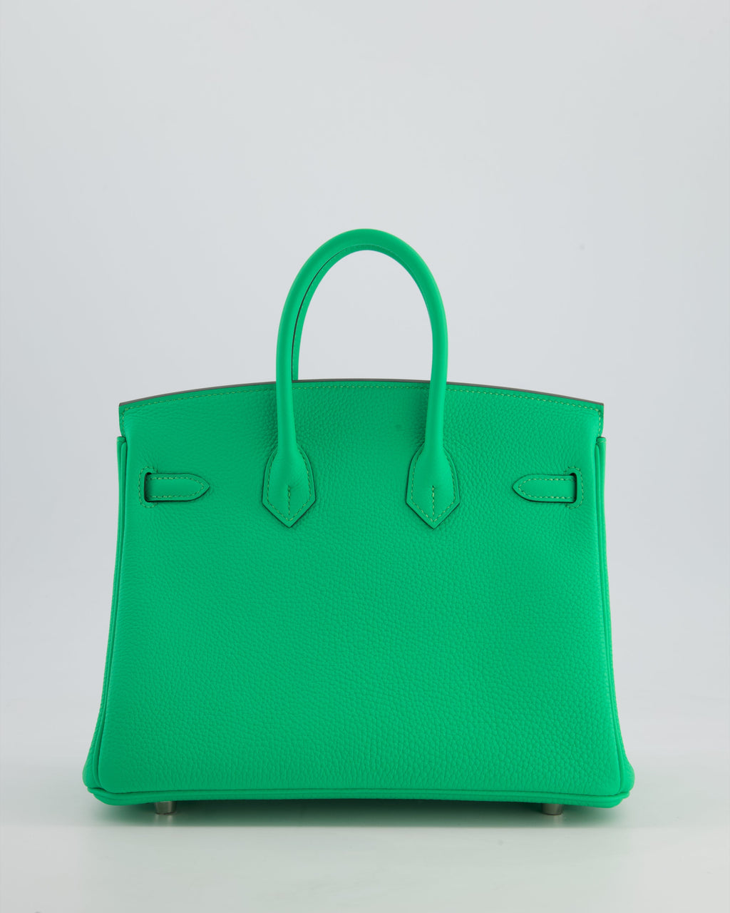 Hermès Birkin 25 Retourne Bag in Vert Comics Togo Leather with Palladium Hardware