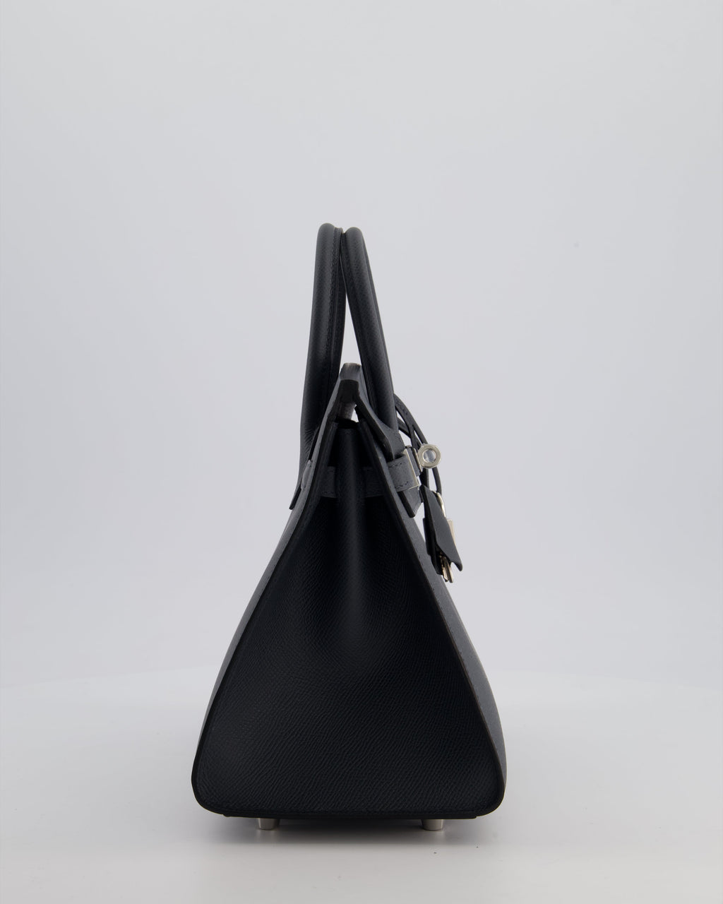 Hermès Birkin 25 Sellier Bag in Gris Misty Epsom Leather with Palladium Hardware
