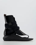 Louis Vuitton Black Patent Leather Bahia Brazil Gladiator Sandals with Monogram Detail Size EU 36.5