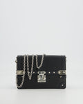 Louis Vuitton Black Trunk Wallet on Chain Bag in Epi Leather with Silver Hardware RRP £2,450