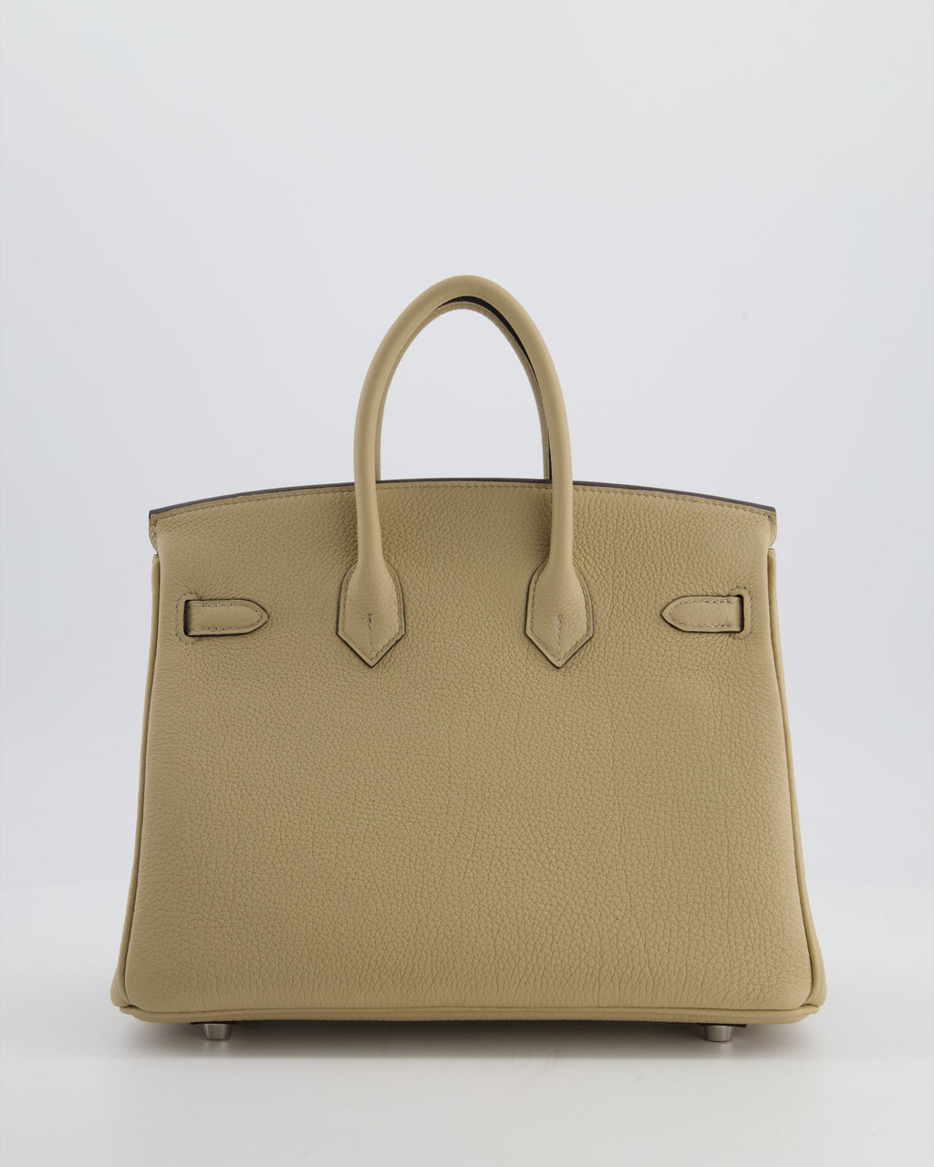 *RARE* Hermès Birkin 25 Retourne Bag in Trench Togo Leather with Palladium Hardware