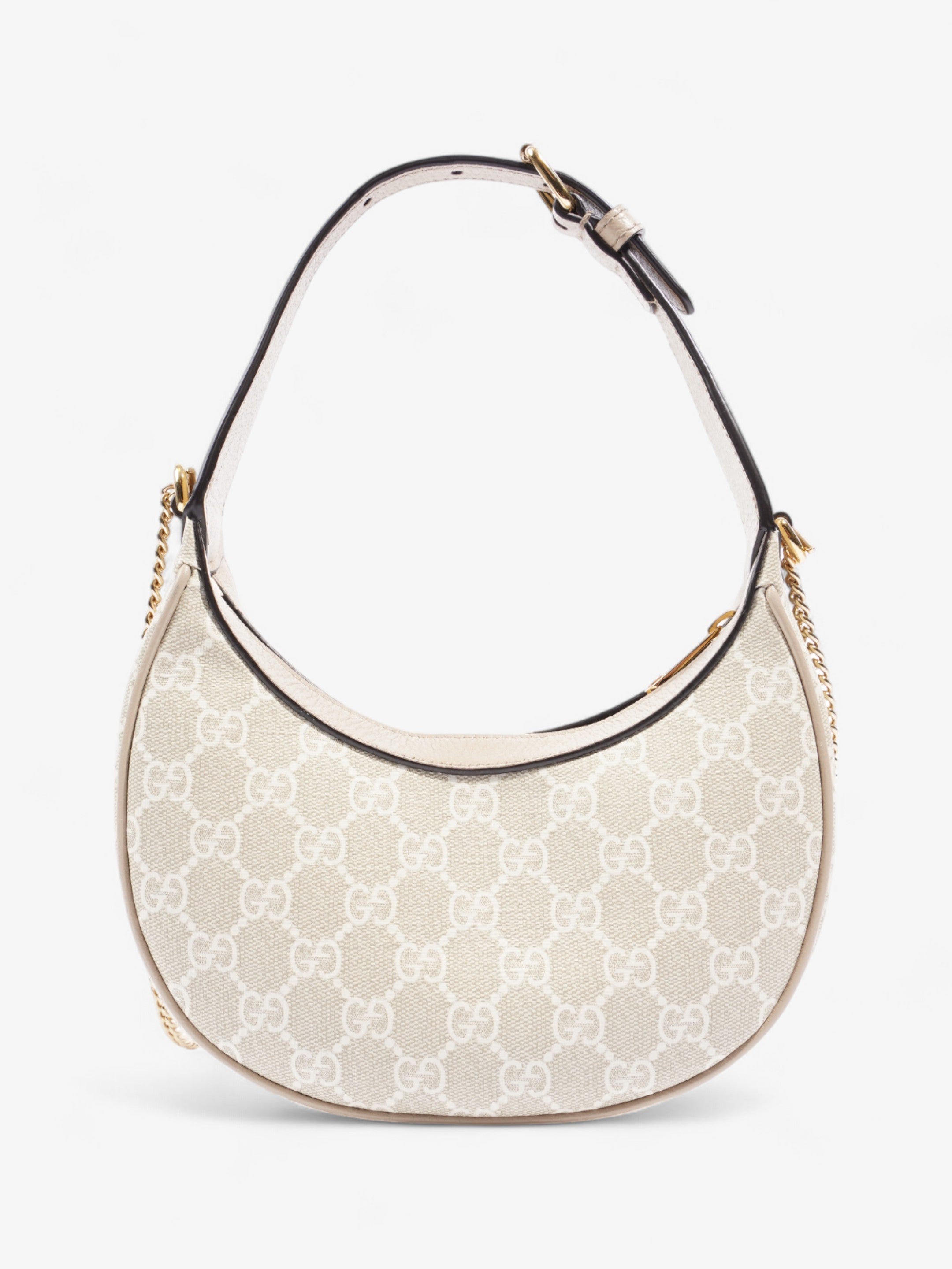 Gucci Ophidia GG Supreme / Beige / White Coated Canvas Mini