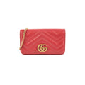 Gucci Chevron Wallet On Chain (Red)