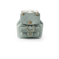 Chanel Mini Duma Backpack Grey/Blue (Microchip)