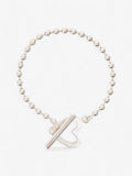 Gucci Heart Toggle Bracelet Silver Silver Sterling 16