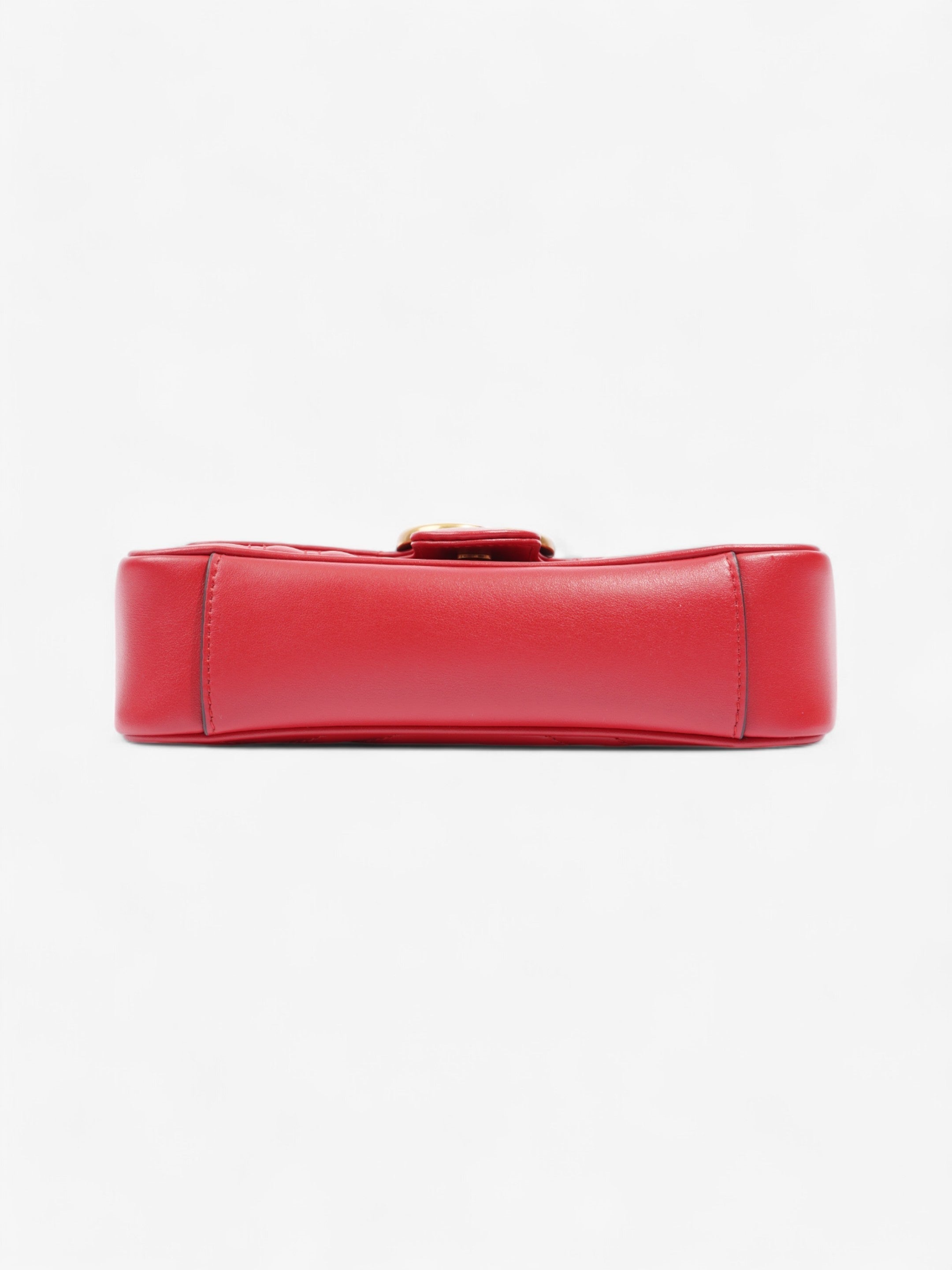 Gucci GG Marmont Red Matelasse Leather Mini