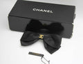 Chanel Vintage 1981-85 Silk 3D Bow Hairpin