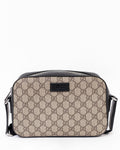 Gucci Black/Brown Canvas/Leather Guccissima Crossbody Bag