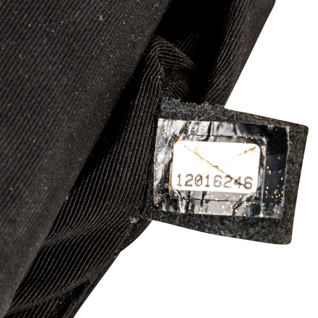 Chanel Classic Flap Bag - Medium - Patent Black Glitter