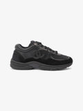 Chanel CC Runner Black Leather EU 37.5 UK 4.5