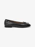 Chanel Ballet Flats Black Leather EU 38.5 UK 5.5