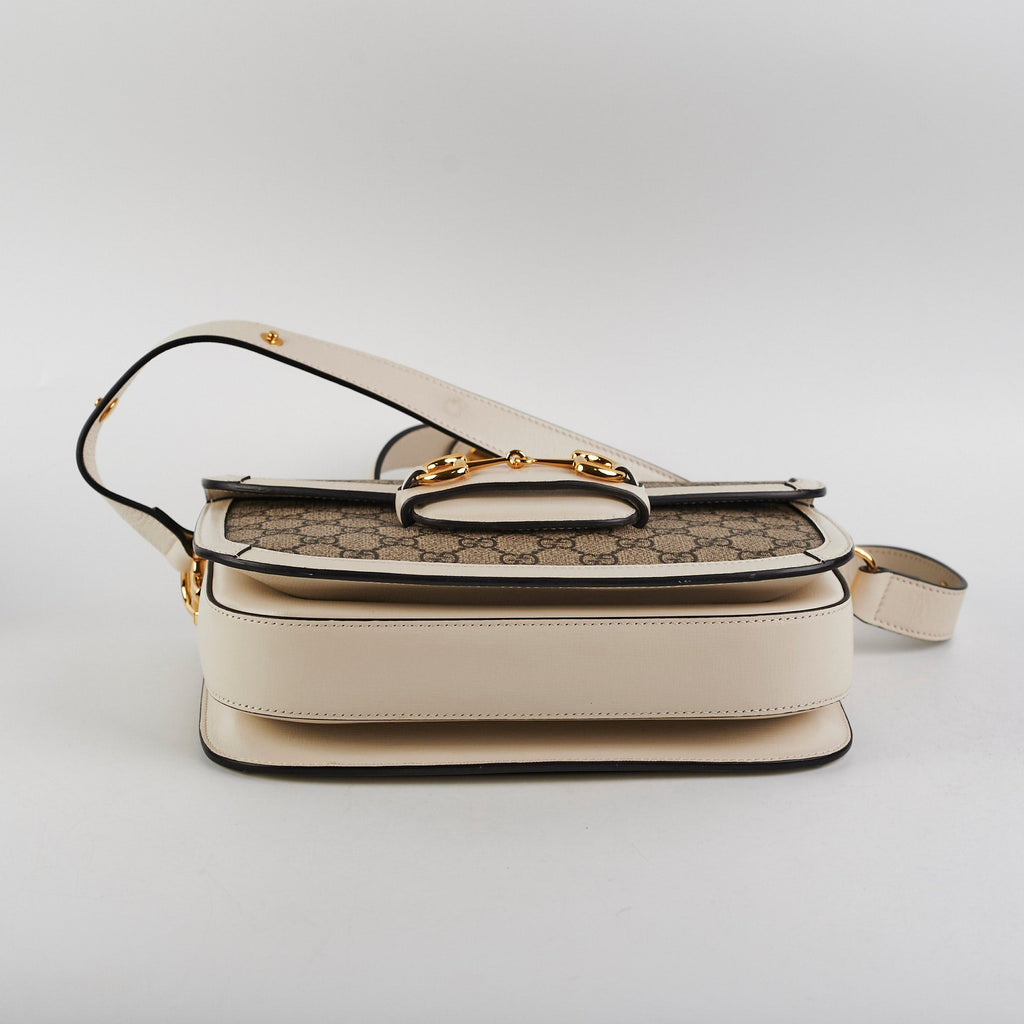 Gucci Horsebit 1955 Ivory Shoulder Bag