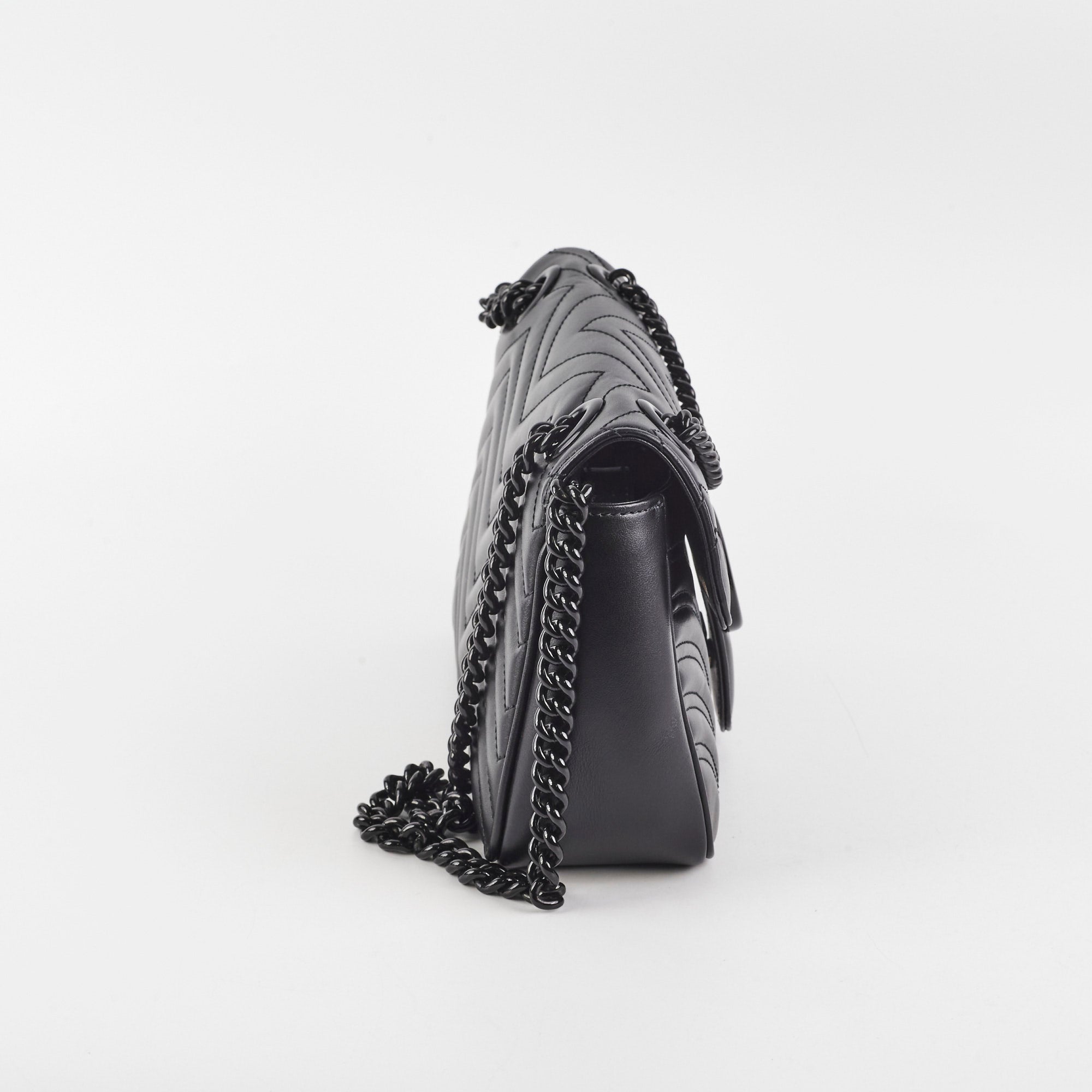 Gucci Marmont Small Black Shoulder Bag