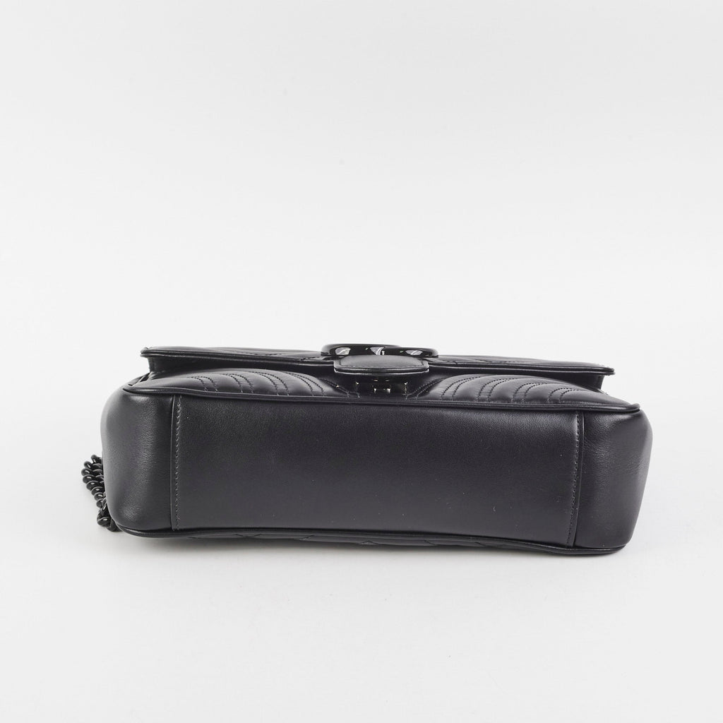 Gucci Marmont Small Black Shoulder Bag