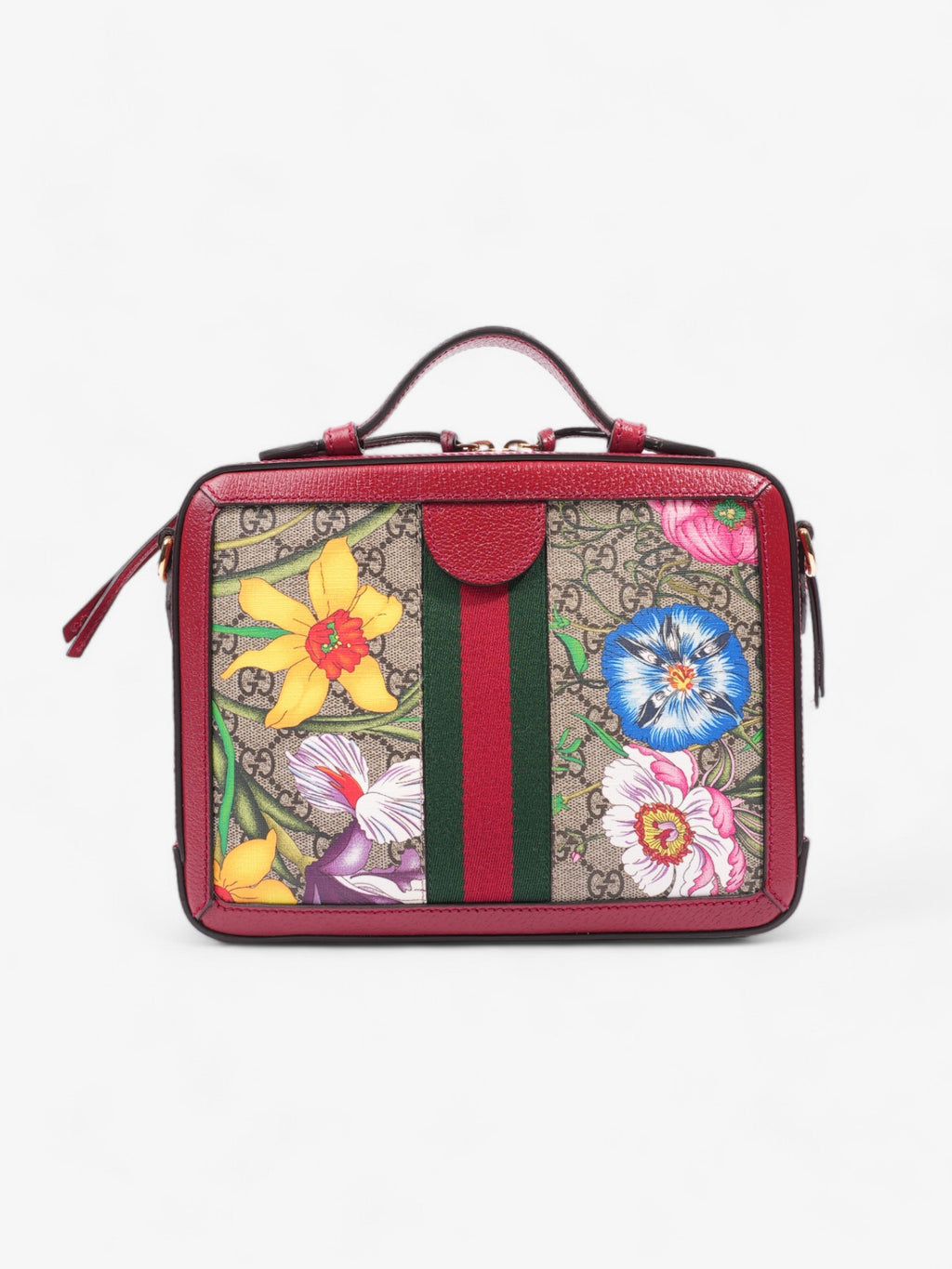 Gucci Ophidia GG Flora / Red Canvas Small