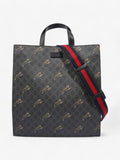 Gucci Bestiary Tote in Tiger Black Coated Canvas