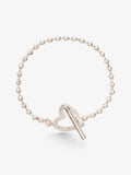 Gucci Heart Bracelet Silver Silver Sterling