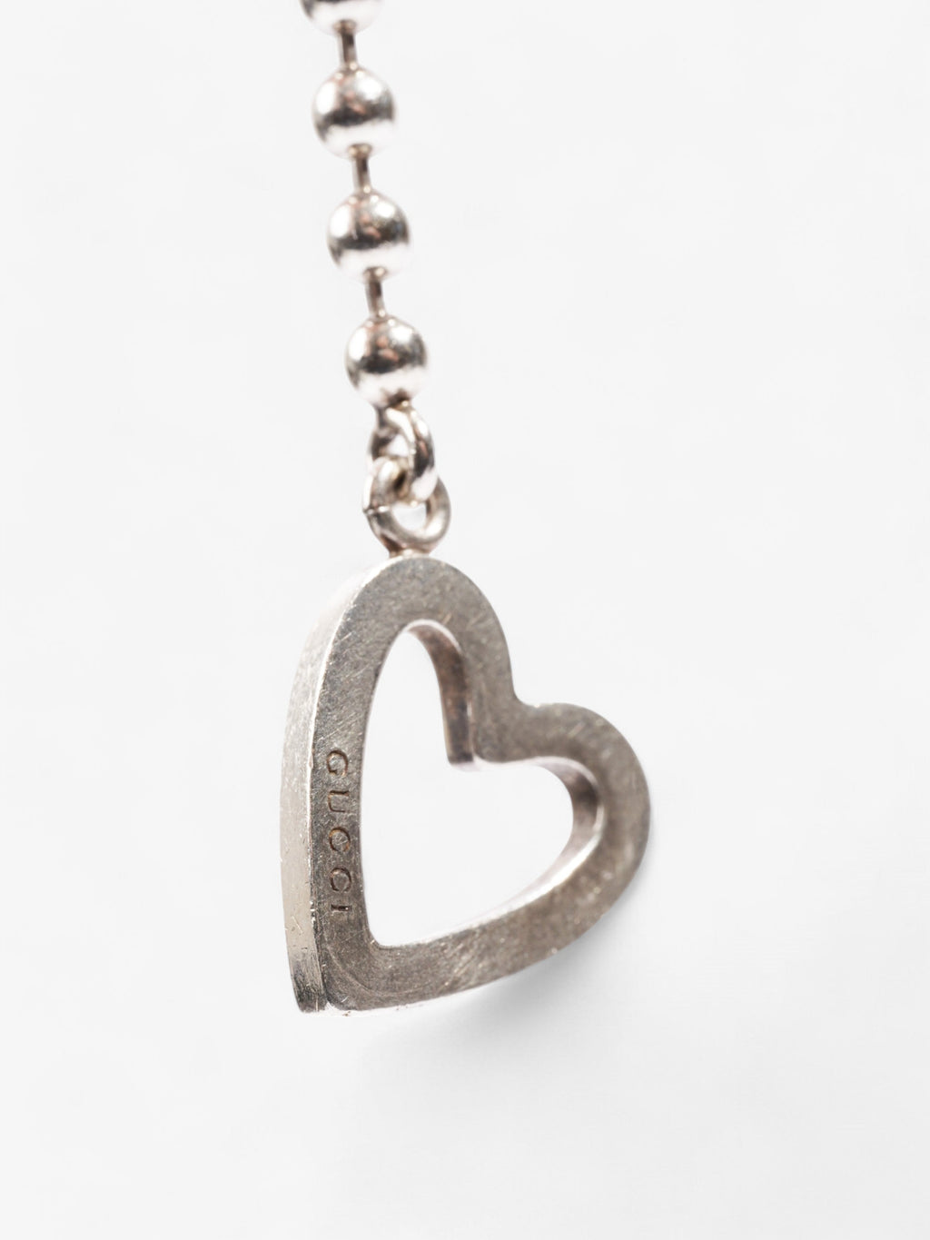 Gucci Heart Toggle Boule Bracelet Silver Silver Sterling 16