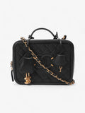 Chanel CC Vanity Case Black Caviar Leather