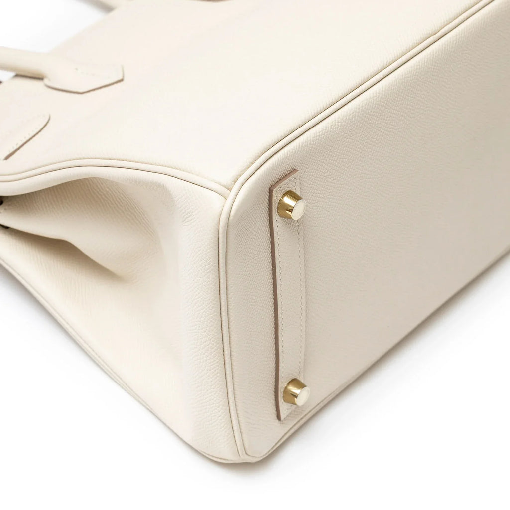 Hermès Birkin 30 Craie Epsom Gold Hardware