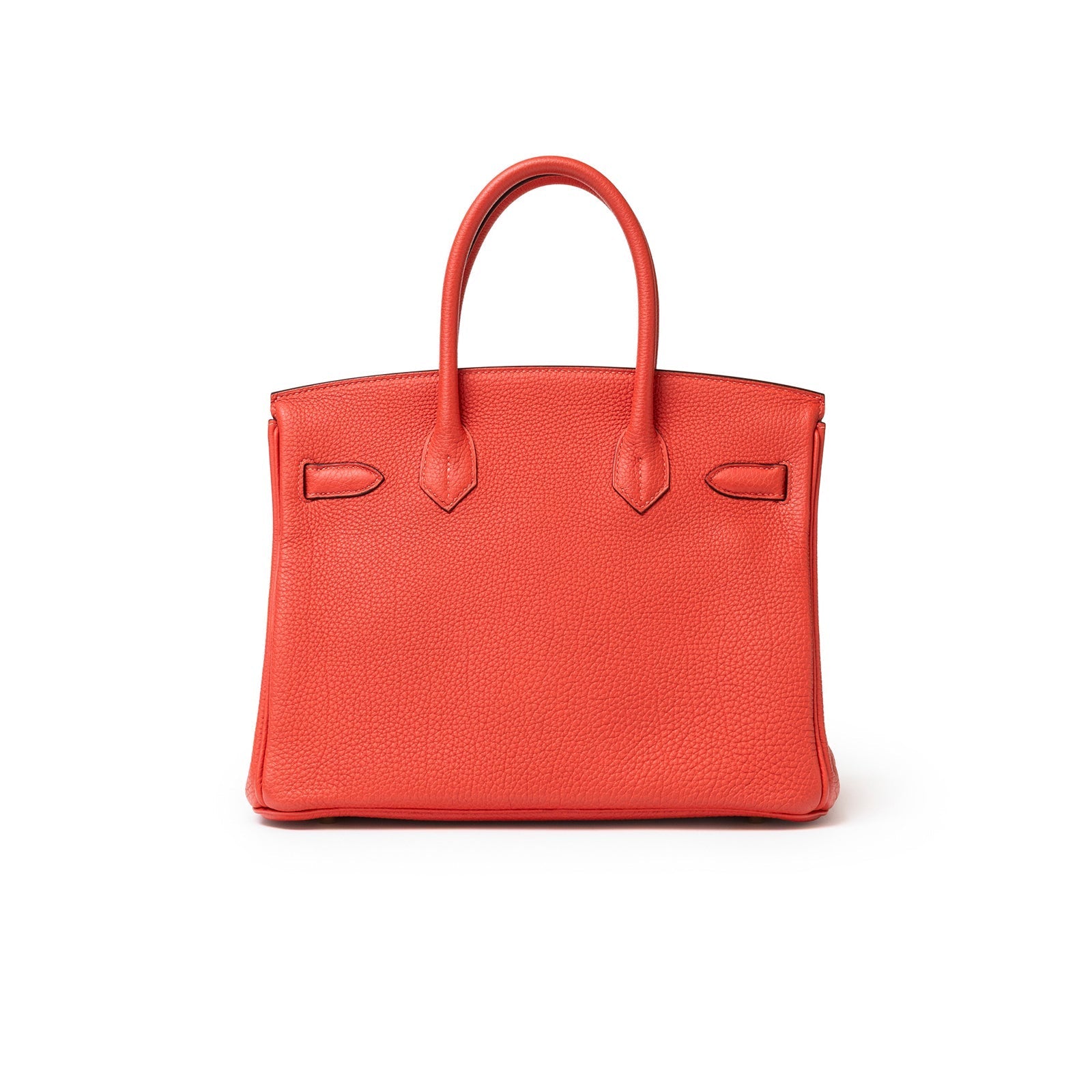 Hermès Birkin 30 Rouge Pivoine Clemence Gold Hardware