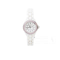 Chanel J12 38mm Ceramic White Pink Sapphire Automatic Watch