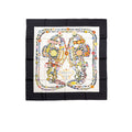 Hermès Brides de Gala en Fleurs Scarf 90 Su/Black/Ivory/Multi