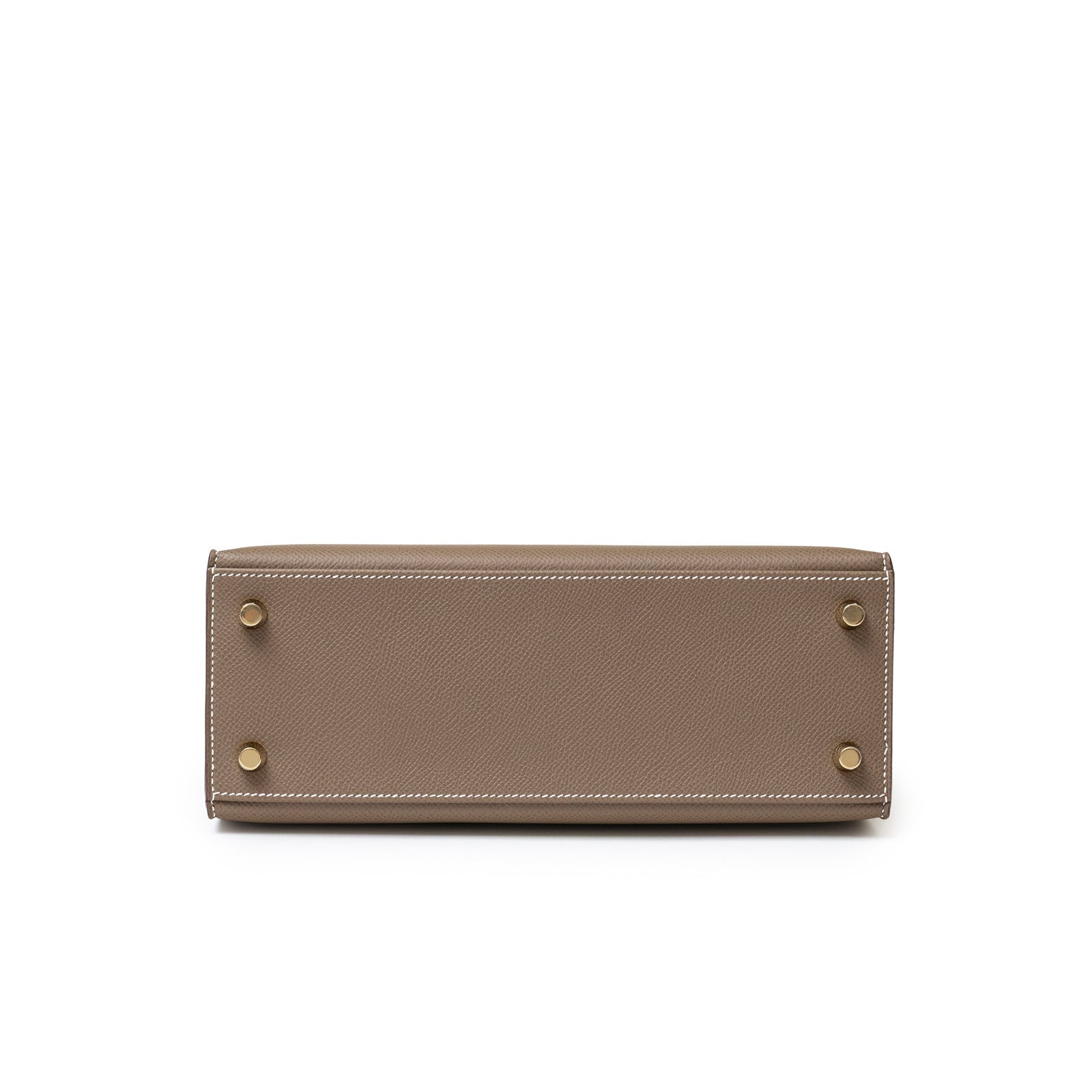 Hermès Kelly 25 Sellier Etoupe Epsom Gold Hardware