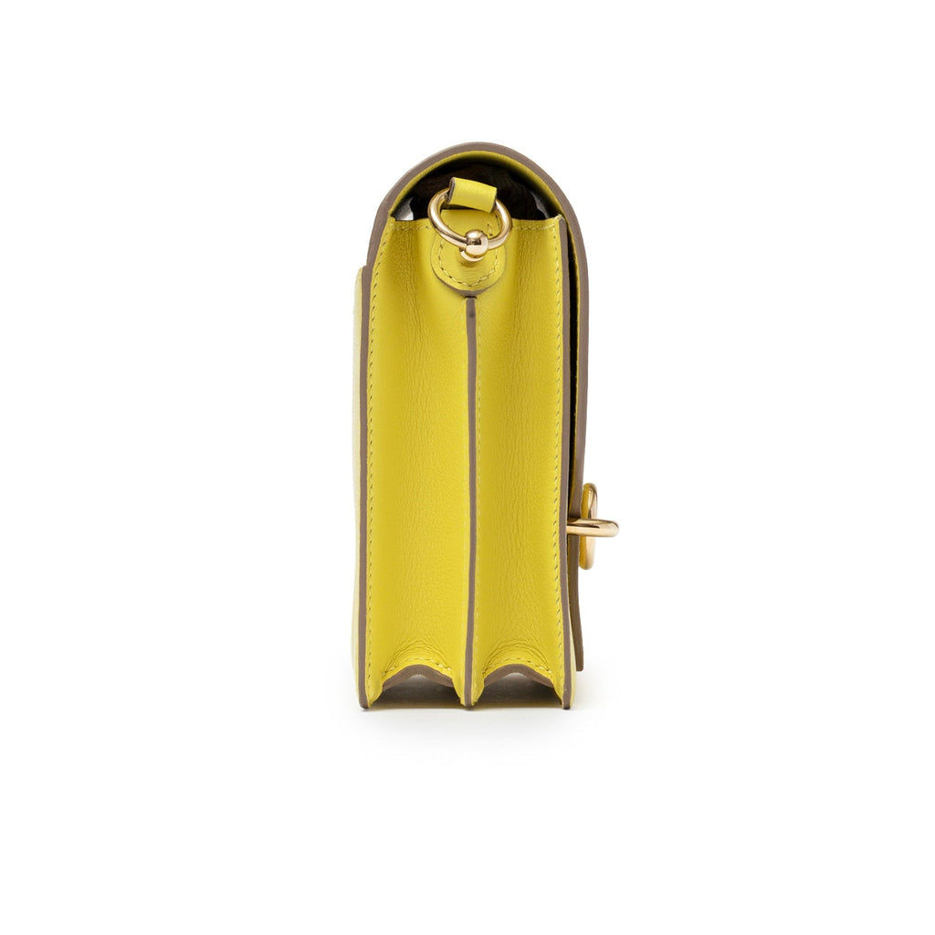 Hermès Mini Roulis Lime Evercolor Permabrass Hardware