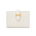 Hermès Mini Bearn Wallet Beton Chevre Mysore Gold Hardware