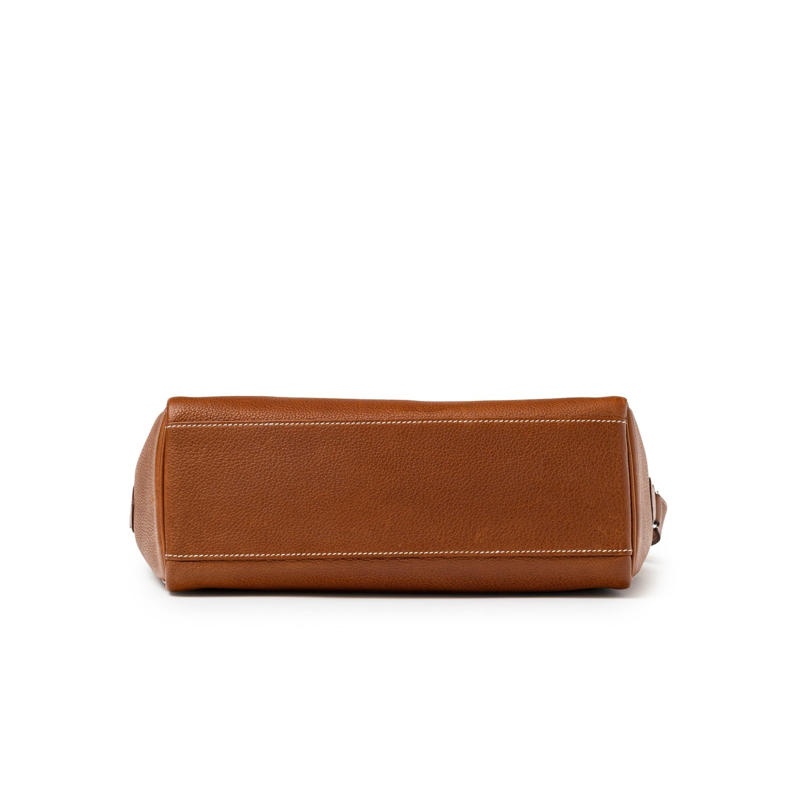 Hermès Kelly Messenger GM Fauve Barenia Faubourg Palladium Hardware