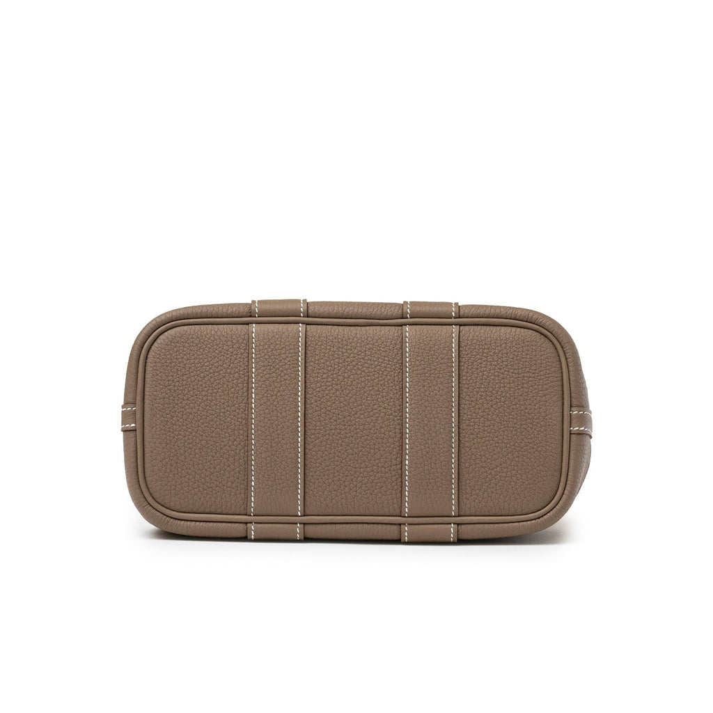 Hermès Mini Garden Party Neo 23 Etoupe Negonda Palladium Hardware