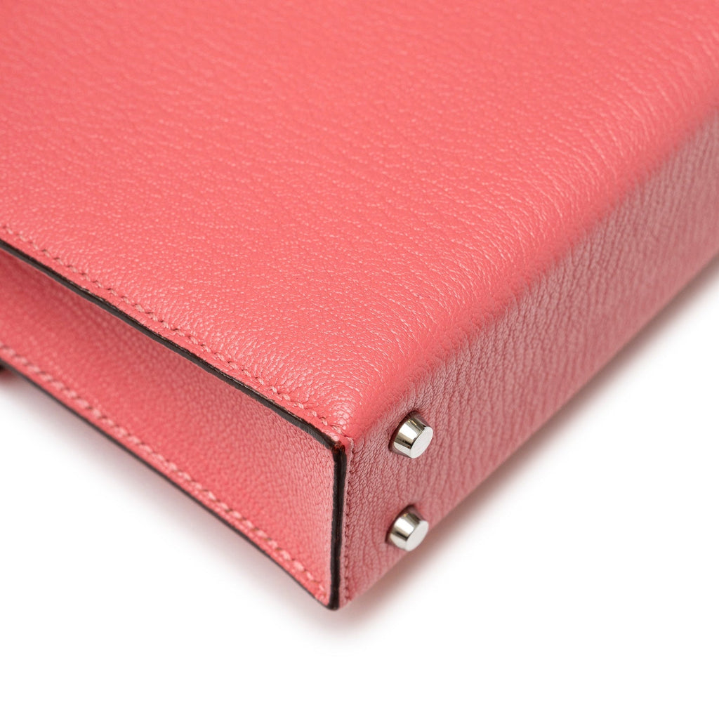 Hermès Mini Verrou Chaine Bag Rose Azalee Chevre Mysore Palladium Hardware