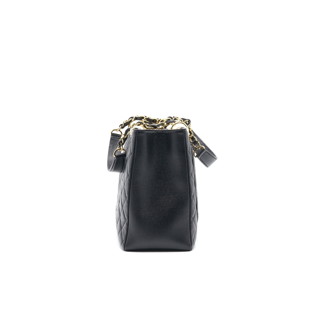Chanel Grand Shopping Tote Black Cavier