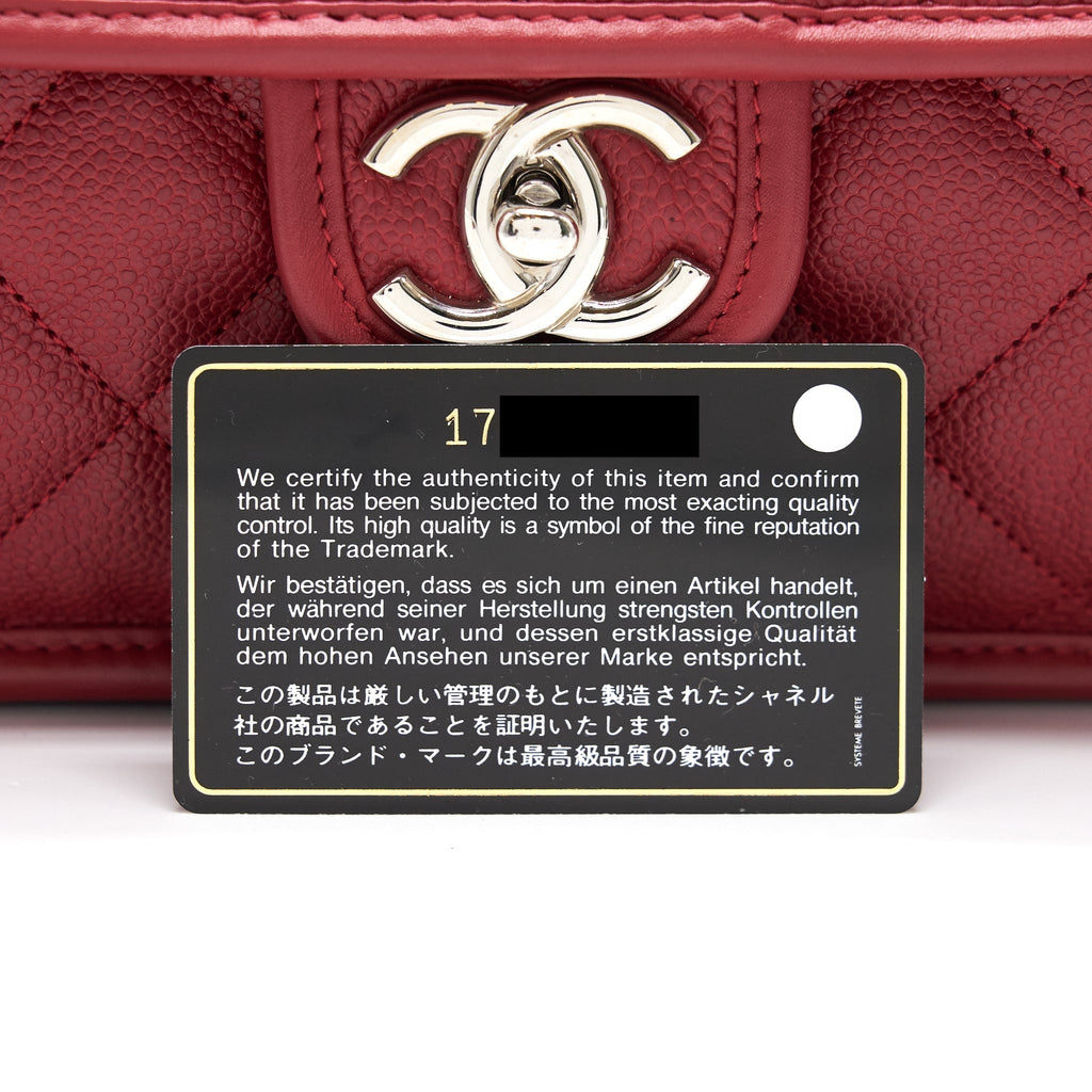 Chanel Cavier Flap Bag Red